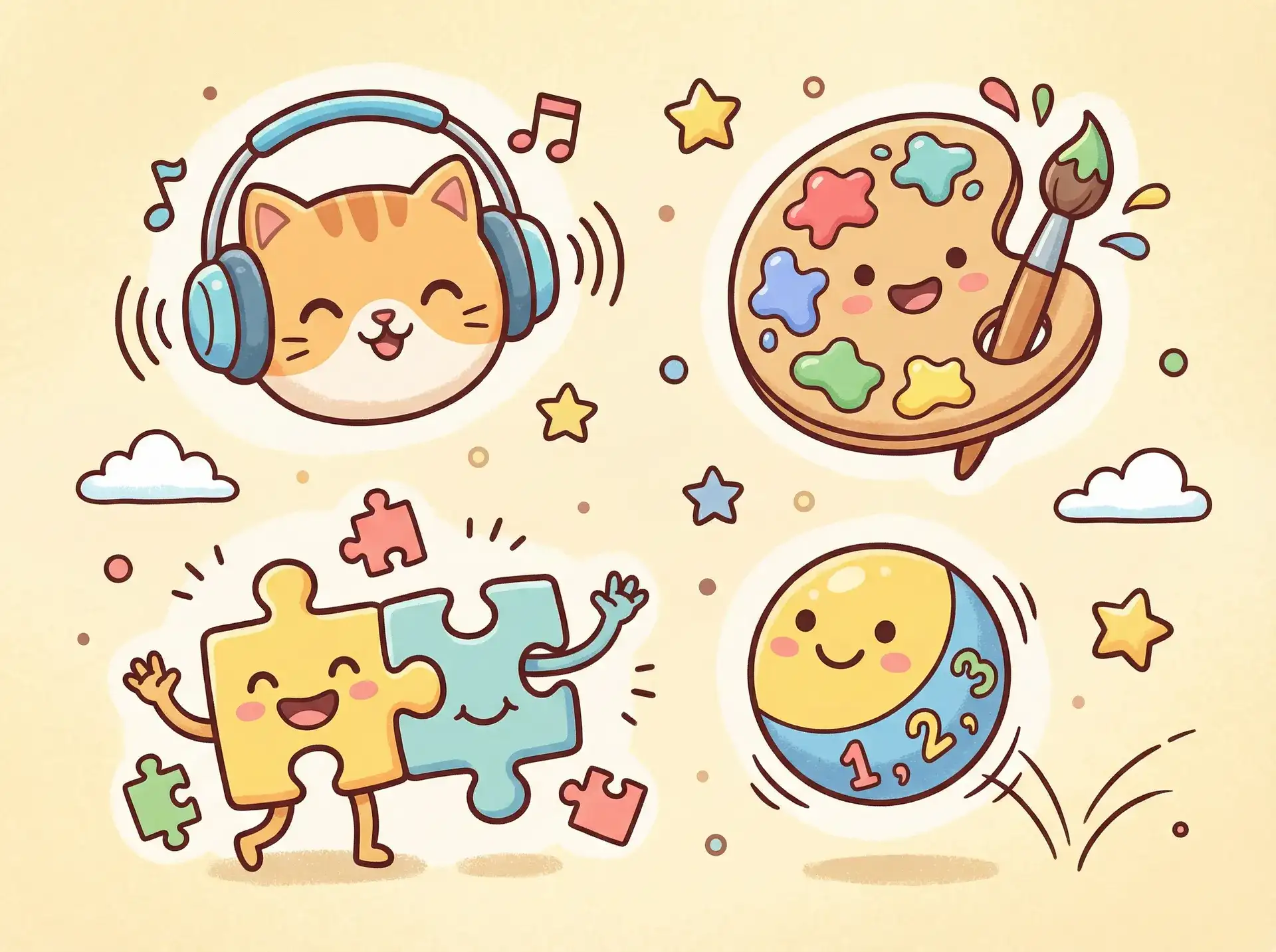 小朋友的手工作品 - YW193龙物可以看 益智创作